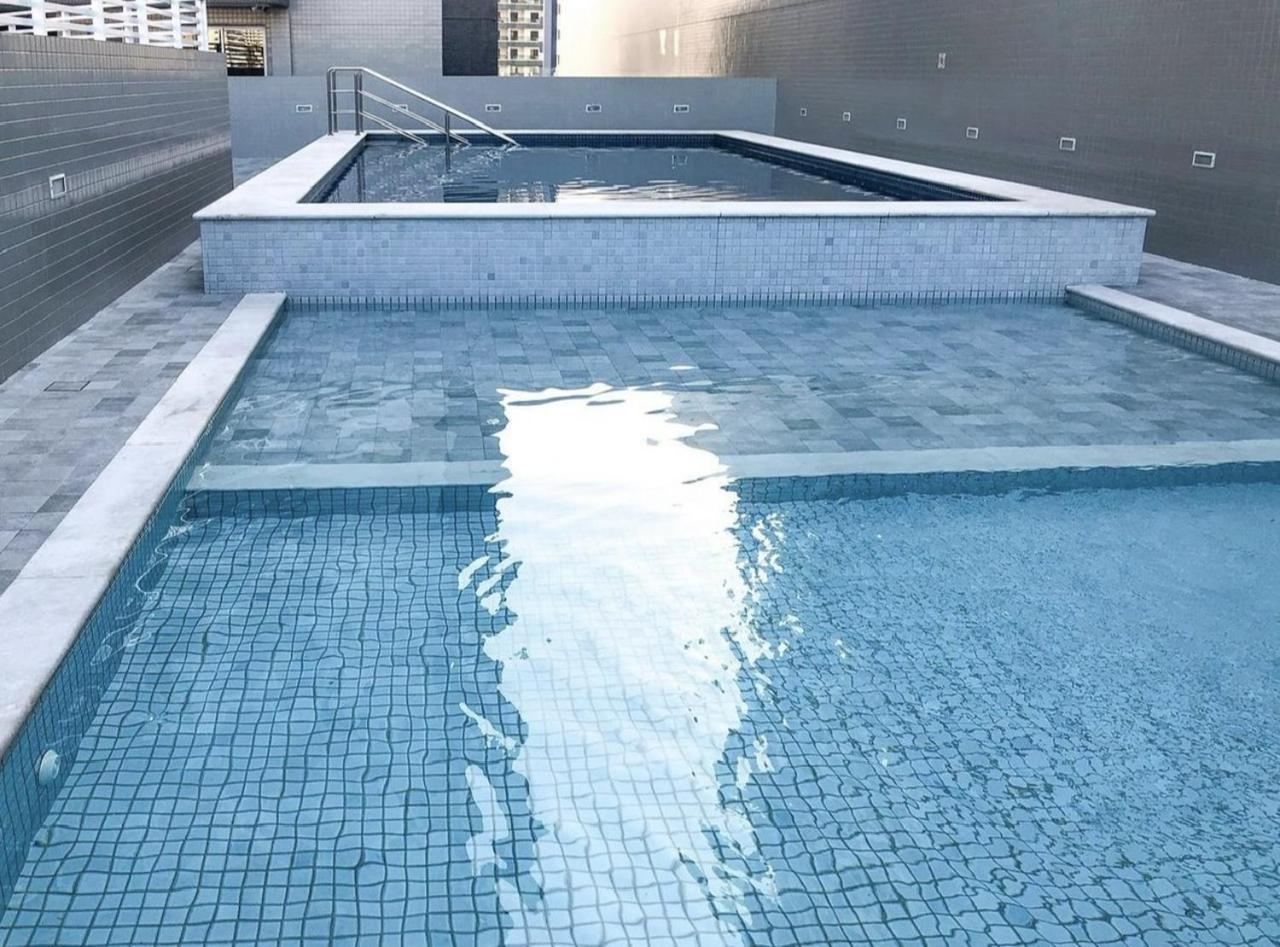 Apto Otima Localizacao A 100M Da Praia, Piscina, Ar Condicionado, Garagem E Portaria 24H Praia Grande  Buitenkant foto